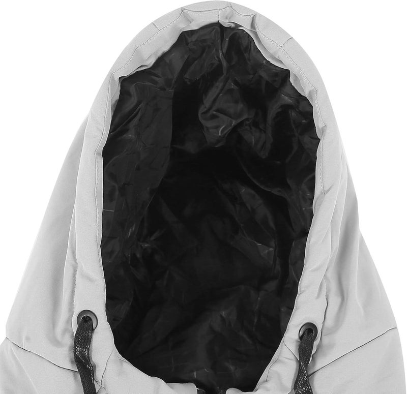 woobles جاكيت دافئ مقاوم للماء مزود ببطارية USB من القطن الرمادي (3XL) - Image 5